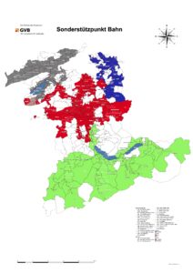 Einsatzgebiet Sonderstützpunkt Bahn