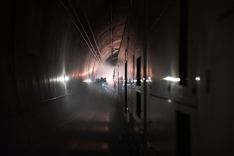 Rettungsuebung Loetschberg Basistunnel