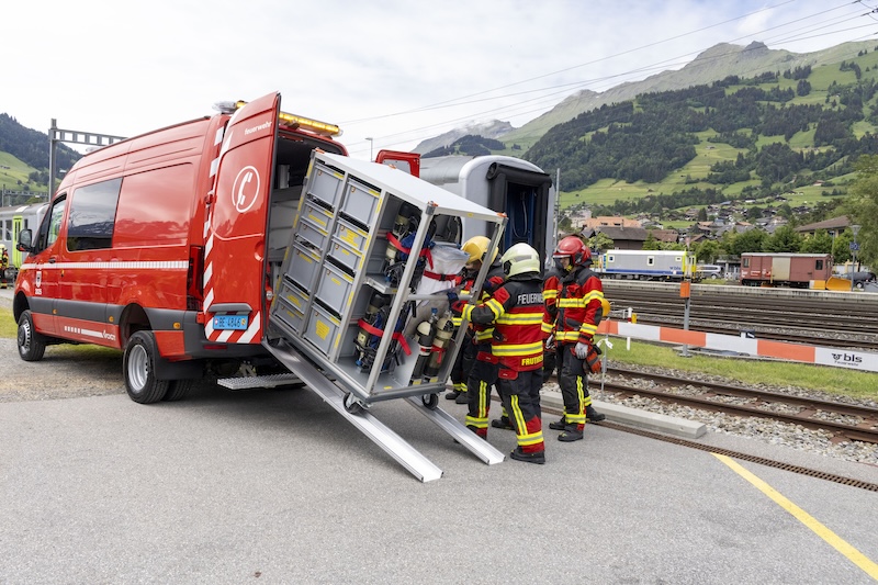 Einweihung Modulfahrzeug